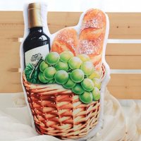 Подушка Корзина "Хлеб, вино и виноград"