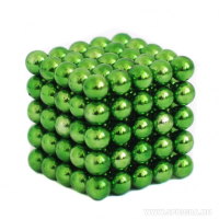 Неокуб Зеленый 5 мм 125 сфер